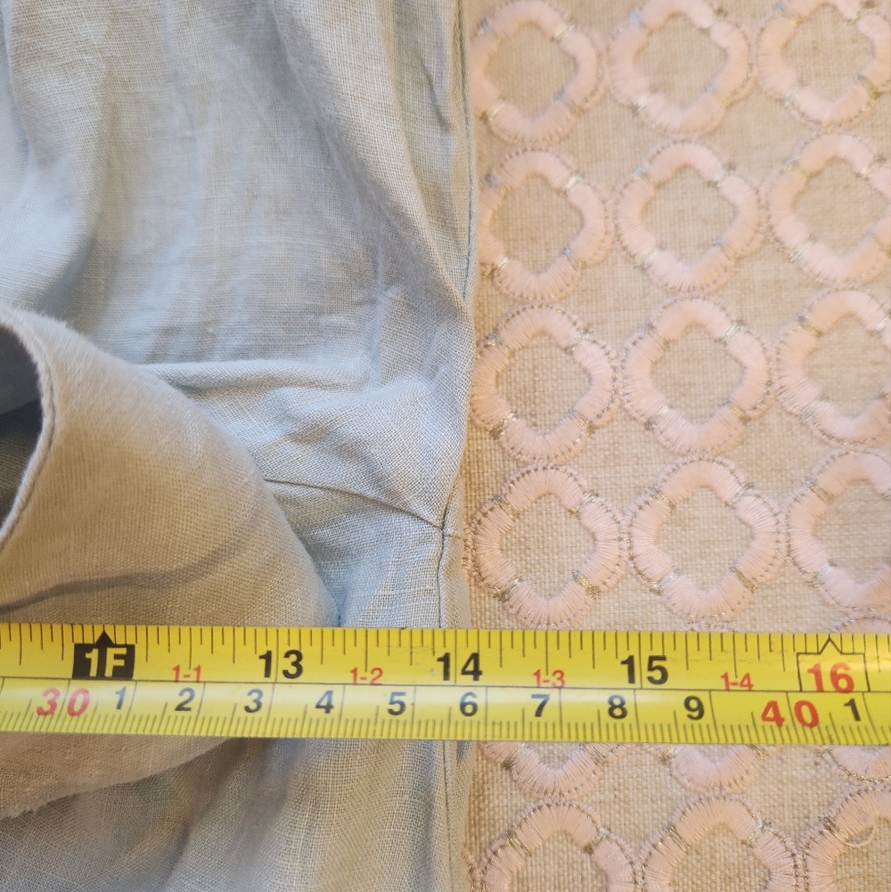 Lauren Ralph Lauren Women's Wakana Dress in Light Blue Linen, Size 2, $185 - Picture 12 of 16